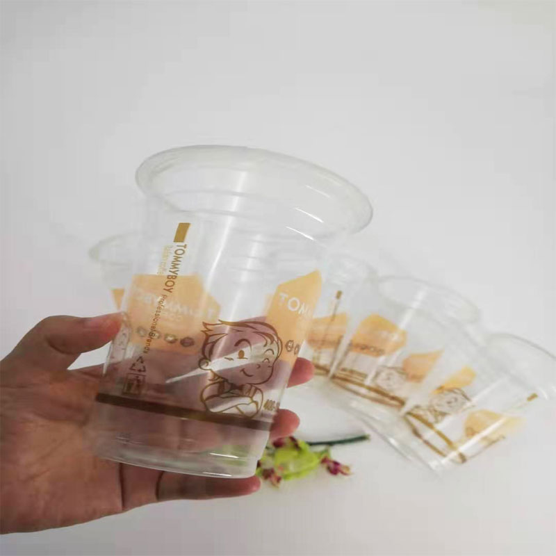 食品等級16ozジュースのための注文のプラスチック明確なペットまめのコップ